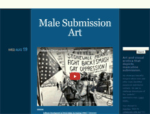 Tablet Screenshot of malesubmissionart.com